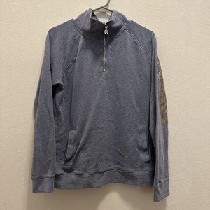 Victoria's Secret Quarter Zip Sweatshirt Size Large